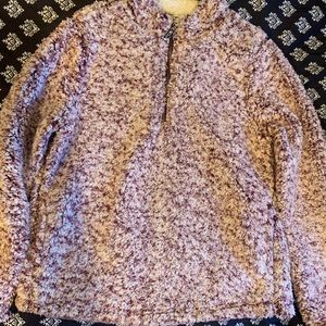 Time And Tru Sherpa Pull Over